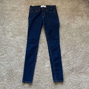 Abercrombie & Fitch Super Skinny Jeans Dark Wash‎ Denim Size 2R